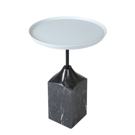 Coffee Sustainable table, 377 × 377 × 530 mm, gray / black and white color-5