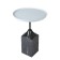 Coffee Sustainable table, 377 × 377 × 530 mm, gray / black and white color