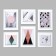 Photo frame in 6 photos 10x10, 10x15 cm "Collage" White set 6 pcs 25x33.5x8 cm