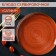 Ceramic serving dish "sapphire", 20 × 2.5 cm, orange color