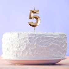 Candle for the cake, number 