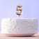 Candle for the cake, number "5", champagne.