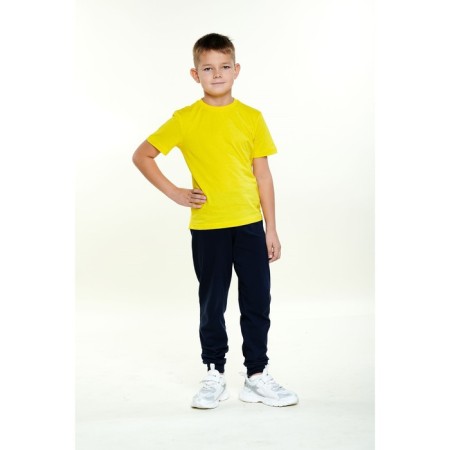 Children's T -shirt, height 164 cm, yellow color
