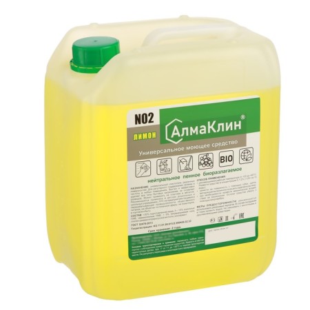 Almaclin N2, 5l. Neutral universal detergent (lemon) euro