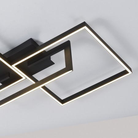 Ceiling light mantra mural, LED, 3840LM, 3000K, 700x600x190 mm, black color-3