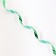 Plastic metallic tape, 1.2cm x 45m, green