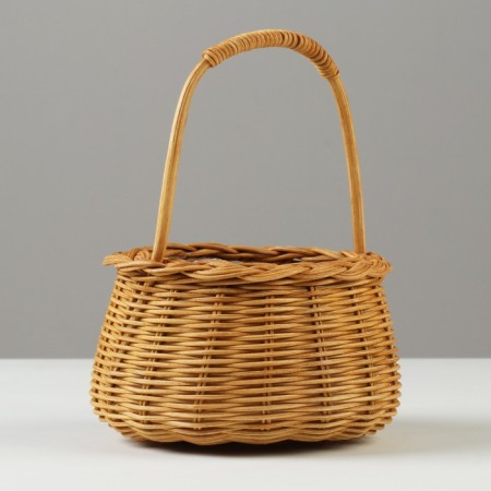 Wicker basket, 15.5 x 8/19.5 cm, rattan
