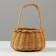 Wicker basket, 15.5 x 8/19.5 cm, rattan