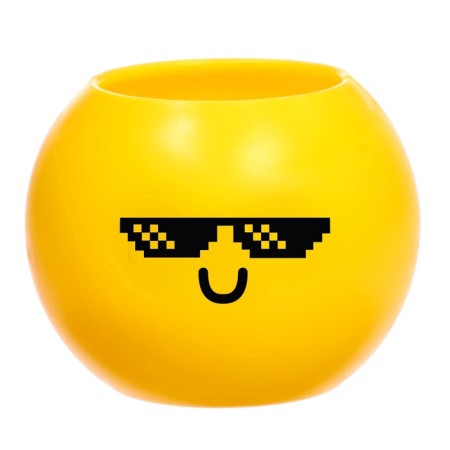 A set for experiments, for children “grow grass”, a plant in a pot - Emoji “Cool”-6