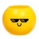 A set for experiments, for children “grow grass”, a plant in a pot - Emoji “Cool”