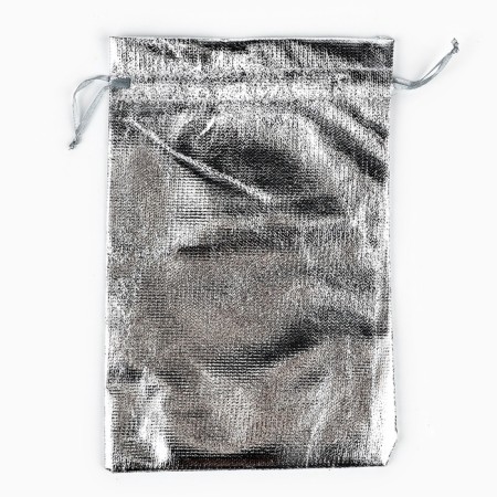 Boach Gift brocade "New Year's toys", silver, 16 x 24 cm, new year-5