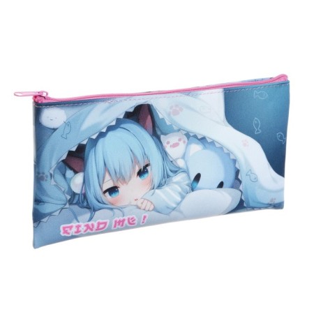 Penal soft, 1 compartment, 120 x 220 mm, flat, PMP 17-20 "Anime Milashka" 70414