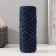 Knitting cord 35% cotton, 65% polypropylene 3 mm 85m/160 ± 10 g (sapphire/black)