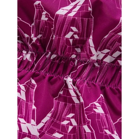 Ski costume for a girl, height 86 cm, raspberry color-8