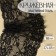 Lace elastic fabric, 195 mm × 2.7 ± 0.5 m, black color