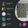 Curtain for the bathroom IDDIS BF03P18I11, 200x180 cm, polyester, color colorful color
