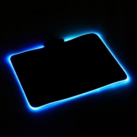 Mouse mat, 35x25x0.3 cm, with backlight RGB, USB, black-7