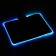 Mouse mat, 35x25x0.3 cm, with backlight RGB, USB, black