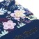 Notebook Gift 112l, Line, with a Fleet, a cut with a pattern of the cover, flowers (17.7x13.5cm) 1