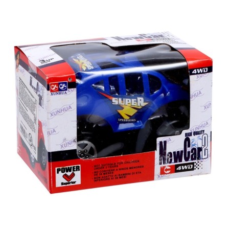 Drive jeep "Tricky", works on batteries, blue color-3