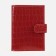 Cover for autoDocations and passports on the button, crocodile, red color