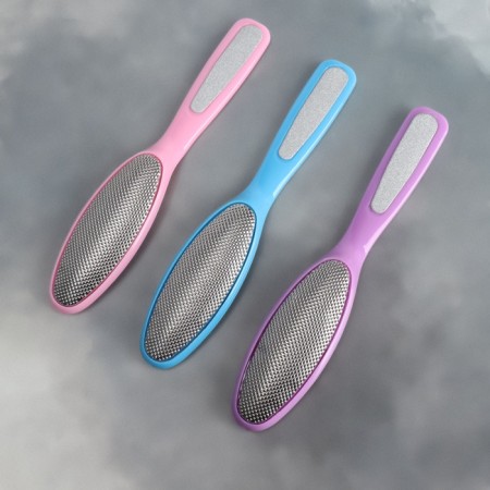 Feet trips, metal, with a file on the handle, 17 cm, color mix-4