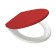 Miami toilet seat, red color
