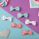 Hair clip "Bow" peas, 4.5 cm, mix