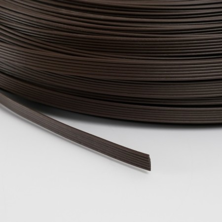 Artificial rattan 8 mm 100 m wave (wenge)-3