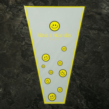 Package Flower cone, white, 28x9x44cm ± 1cm-2