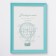 Photo frame plastic L-1 21x30 cm turquoise (plastic screen)
