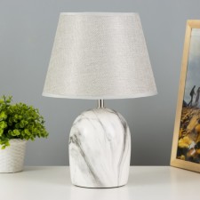 Woodland table lamp E14 40W white-gray23x23x35 cm Risalux