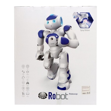 Robot Radio -controlled "Hunter", smoke, light, sound, with a battery, color mix-15