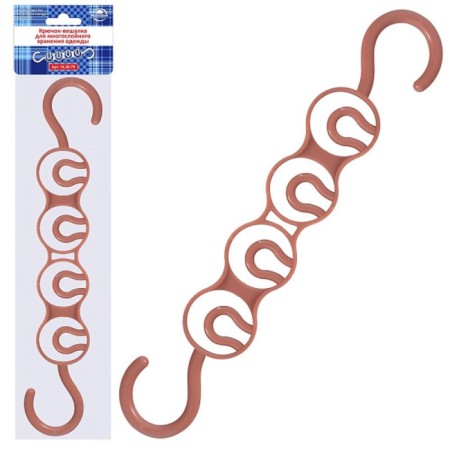 Hook-lover for multi-layer storage of clothing multidue, 32x5 cm, mix