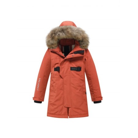 Winter park for a boy, height 140 cm, orange color