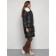 Coat insulated winter female, size 54, black color