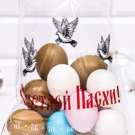 Gift package "Pigeons", 20 x 35 cm, 25 μm-1