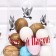 Gift package "Pigeons", 20 x 35 cm, 25 μm