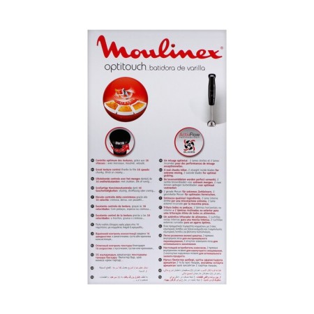 Bleader Moulinex DD833810, submersible, 600 W, 16 speeds, 0.8 l, 3 nozzles, black-8