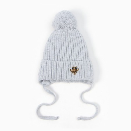 Children's hat, gray color, size 52-54
