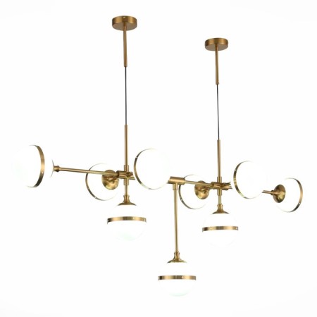 Suspension lamp ST LUCE. SL1157.303.09. Arbe. 9x40 watts, E14, 164x67x78 cm, bronze color-3
