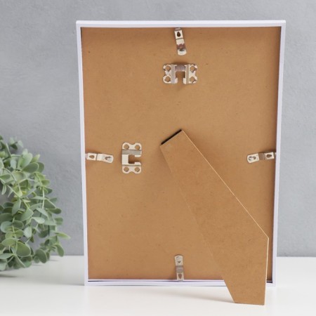 Photo frame Plastic "Decoline" 21x29.7 cm, (A4) white-3