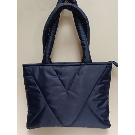 Female bag mila nylon dark blue color-2