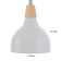 Spot "Vardi" E27 40W white 15x15x22 cm