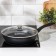 Pan, d = 26 cm, plastic handle, glass cover, anti -stick coating, color dark marble
