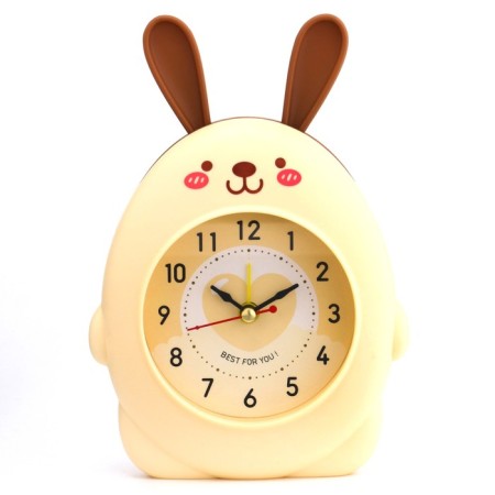 Clock - Alarm clock "Bunny", with a suspension, 1AA, 18 x 12.5 cm, d -8 cm, aa