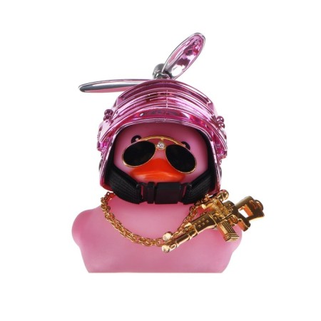 Duck with propeller pink, pink helmet-2