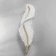 Bra "feather" LED 22W 4000K white 17x4x64cm