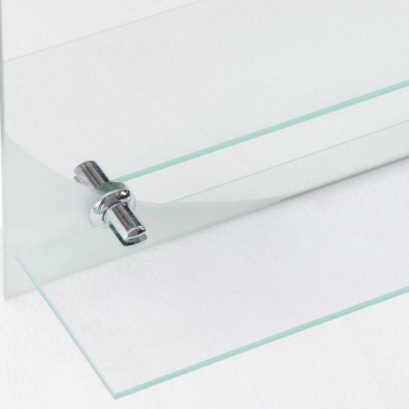 Mirror, wall, with sandblasting graphics, with a shelf, 40 × 55 cm-7