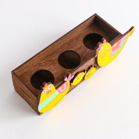 Top for 3 eggs "chicken", plywood-2